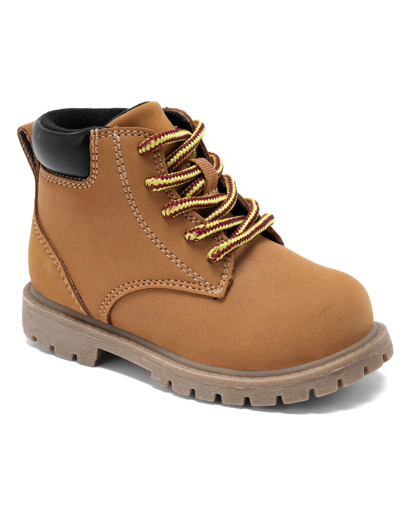 Toddler Boy Fashion Boots - Brown, image 1 of 6 slides
